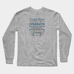 Parkinson's Strength Together distressed Long Sleeve T-Shirt